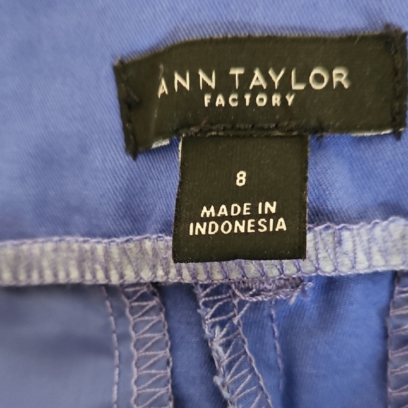 Ann Taylor size 8 Women's Blue Shorts - Picture 5 of 6